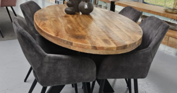 Mangohouten Eettafel Tulsa Ovaal 210×100 cm Mahom van Mangohoutonline.nl